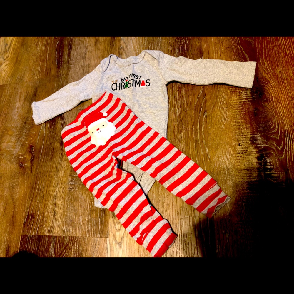 12M “My first Christmas” outfit
